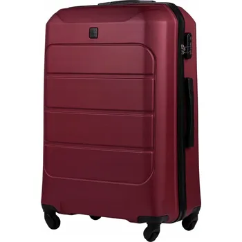 Kufr WINGS tvrdý velký ABS GAN01 L MAROON 97 l