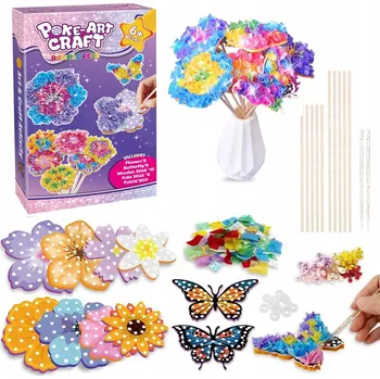 kreativní sada Kreativní sada pro tvoření – Kytičky, kytice v váze pro holčičku