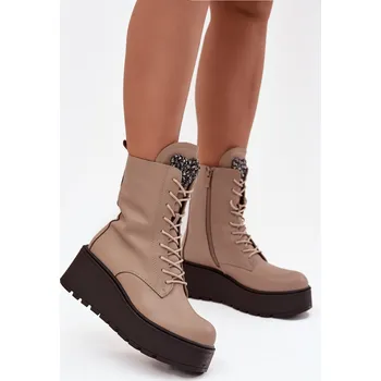 Dámská zimní obuv Boty na široké podrážce model 219269 Step in style 40