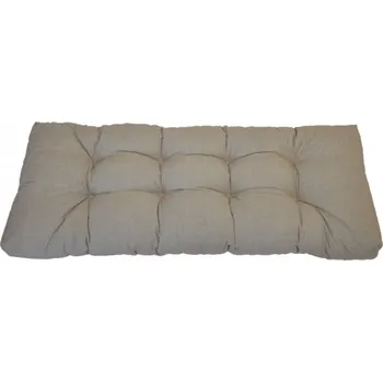 Podsedák Opěradlový polstr na paletu 120x50 tmavě béžový melír