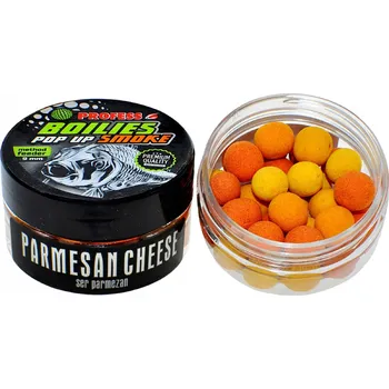 Boilies Proteinové kuličky POP UP SMOKE FLUO PARMAZÁNOVÝ SÝR 9mm dýmové Profess