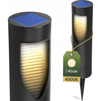 Venkovní osvětlení Solární lampa zapichovací Lumiled černá 45 cm do zahrady hrot 1 ks