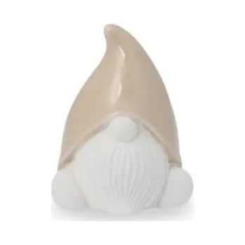 Vánoční dekorace Storefactory Vánoční dekorace skřítek Harald Beige 8 cm