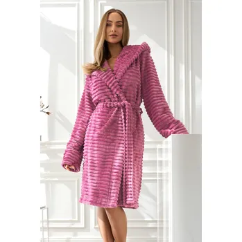 Dámské noční prádlo DÁMSKÝ ŽUPAN ROBIN 2416 CHERRY XL