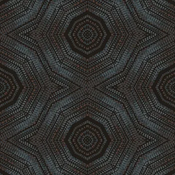 Tapeta Vliesová tapeta na zeď WOW Antracit Světle Modrá Geometrická, 1005 x 53 cm