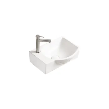 Umyvadlo Mexen Mista, umyvadlo na desku, pravé, 40 x 28 cm, bílá, 22174000R