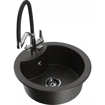 Granitový dřez Jednodřez Mexen Diego granit černý