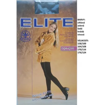 Dámské punčochy Punčochové kalhoty ELITE AKRYLA zimní, akrylové Velikost: 176/124 ZELENÁ