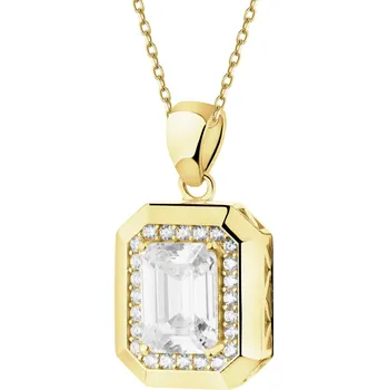 Přívěsek Zlatý přívěsek se zirkony - AP542-2815