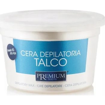 Přípravek na depilaci a epilaci Premium Textile Talco 350 ml vosk na depilaci v plechovce