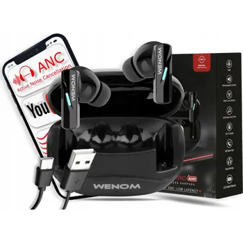 Sluchátka Bezdrátová sluchátka do uší Wenom Wgm 15 Pro Sportovní