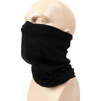 Šála Nákrčník bezešvá šála Neck Safe 48x24cm černá