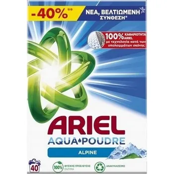 Prací prášek Ariel prací prášek Alpská svěžest 2,6 kg 40 praní