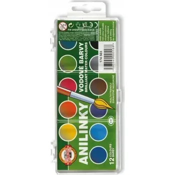 Vodová barva Akvarelové barvy Koh-I-Noor 12 ks