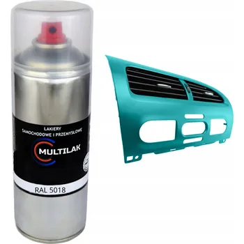 Barva ve spreji Lak ve spreji na dekory a lišty do interiéru auta RAL 5018 lesklý