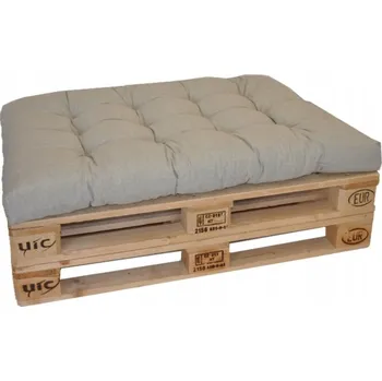 Podsedák Sedák na paletu 120x80 tmavě béžový melír