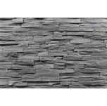 Kamenný obklad, ČERNÁ břidlice, 15x60x1-3 cm, BL002, balení