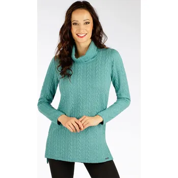 Dámské šaty Dámská tunika LITEX s dlouhým rukávem zelená Barva: 622, Velikost: M