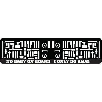 autokoberec Rámeček pod registrační značku kočky no baby 2 ks