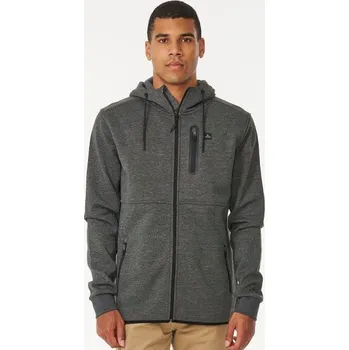 Pánské oblečení RIP CURL Anti Series Departed Zip Thr mikina hnědá S