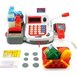 Teddies Dětská digitální pokladna s doplňky na baterie se zvukem a světlem
