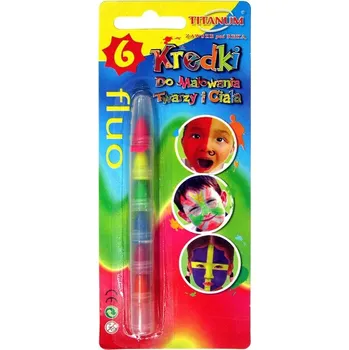 Pastelka Titanum Pastelky na malování na obličej 6 ks