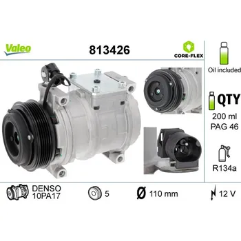 Kompresor klimatizace Kompresor, klimatizace VALEO 813426