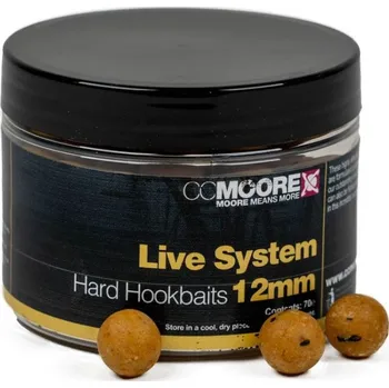 Boilies 70ks - Boilie CCMoore Live System Hard Hookbaits 12mm