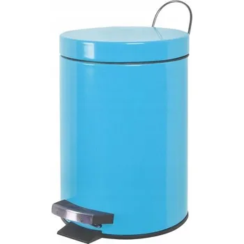 Odpadkový koš Kovový odpadkový koš 3l modrý