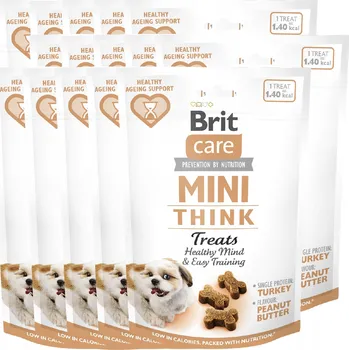 Krmivo pro psa Brit Care Dog Mini Snacks Think Zdatná mysl Krůta SVAŘOVACÍ 15PAK 15x50g