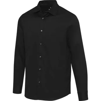 Pánská košile Citrine pánská keprová košile - Černá / XL