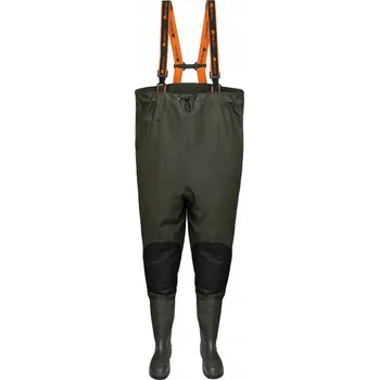 Pracovní oblečení MIKADO BRODÍCÍ KALHOTY S BOTAMI ZESÍLENÉ PREMIUM VEL. 43