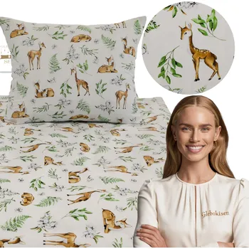 Povlečení Sada povlečení Głęboki Sen 90 x 120 cm bílá