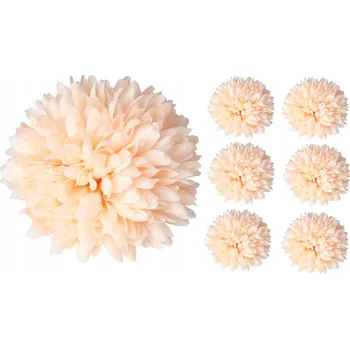 umělá květina HLAVIČKY CHRYZANTÉMA UMĚLÉ KVĚTY 10 KS 12 CM JAKO ŽIVÉ OZDOBNÉ DEKORACE