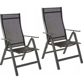 Zahradní židle Fieldmann kovová šedá