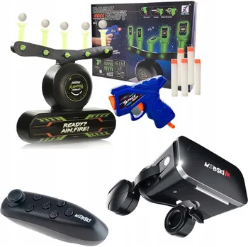 Virtuální realita VR 3D brýle pro virtuální realitu 360° + Elektronická střelnice s terčem Airball