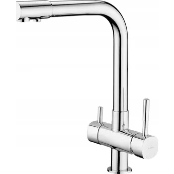 Vodovodní baterie Kuchyňská stojánková baterie s přípojkou na filtr vody Deante Aster chrom