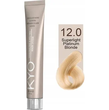 Barva na vlasy Kyo barva na vlasy 12.0 Super světlá platinová blond 100 ml