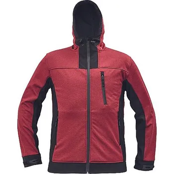 Pánská softshellová bunda HUYER SOFTSHEL červená