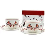 Porcelánový Šálek Duo Christmas Birds 3 270 ml 2 ks