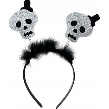 Čelenka ČELENKA Kostlivec LEBKY na HALLOWEEN