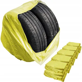 Pytle na odpadky Žluté PREMIUM pytle na kola, pneumatiky LDPE (Velké 100x100 cm) - 200 ks - Stix