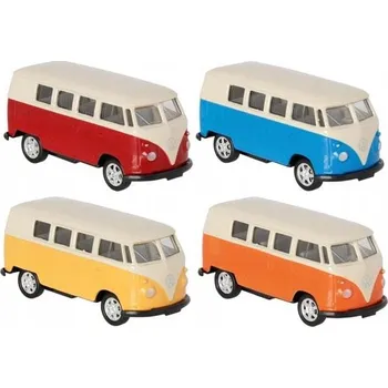 autíčko Goki autobus okurka modrý 7 cm