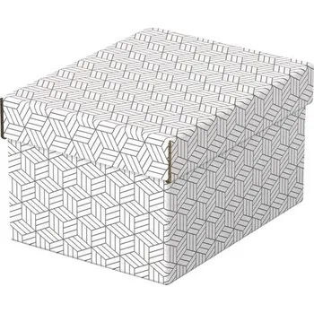 Archivační box Úložné a dárkové krabice Esselte Home - malé, bílé, 3 ks