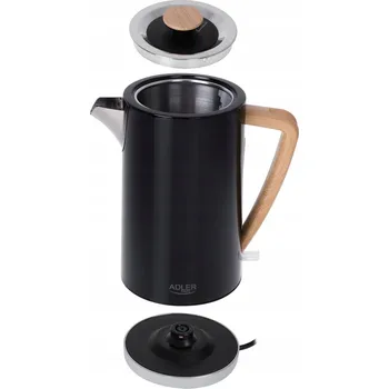 Rychlovarná konvice RYCHLOVARNÁ KONVICE KOVOVÁ 1,7 L STRIX AD 1347 ČERNÁ