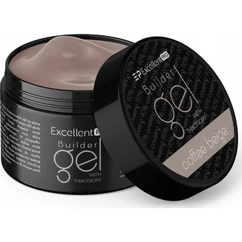 Lak na nehty Excellent PRO Thixotropní Gel Coffee Beige Stavební Gel 15 g
