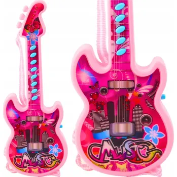 Hračka pro nejmenší Kytara Hračka pro Děti s Melodiemi a Solmizační Stupnicí