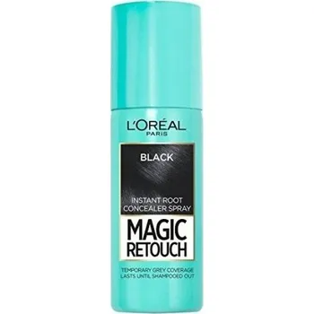 Barva na vlasy L'Oreal Paris Magic Retouch sprej pro zakrytí odrostů Černá 75 Ml