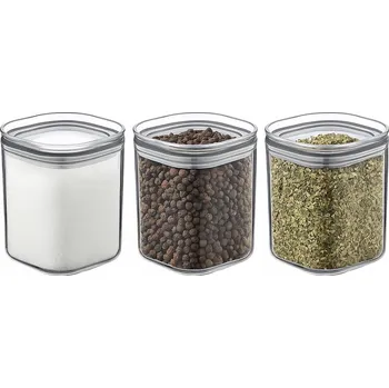 Dóza na potraviny Nádoby na koření s těsněním sada 3 ks POTZ STORE&FRESH 3x 180 ml