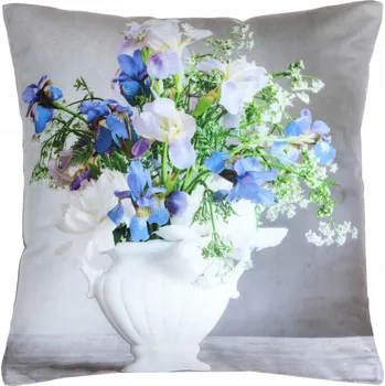 Povlak na dekorativní polštářek Dekorační povlak na polštář 40x40 Květiny